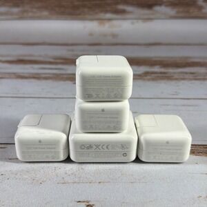 Lot of 5 OEM Apple 12W & 15W USB Power Adapter Wall Charger iPad iPhone A1401